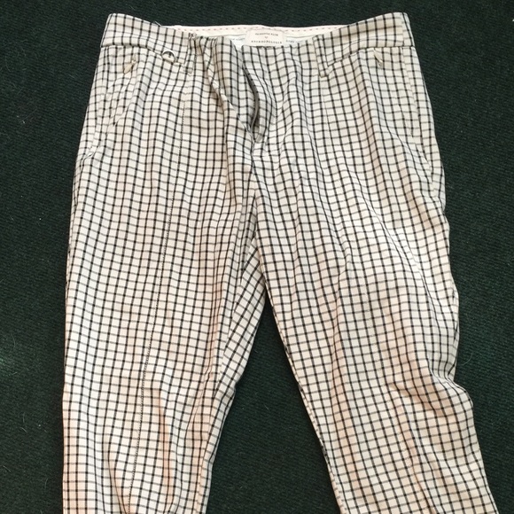 Anthropologie Essential Slim Checkered Trousers - Picture 2 of 5
